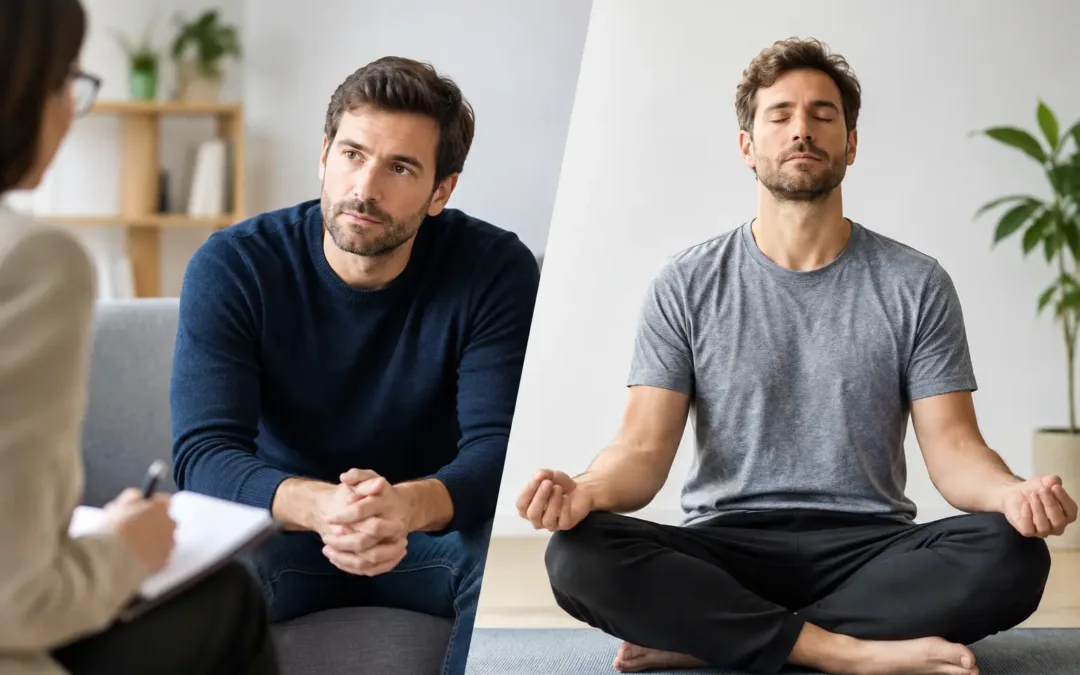 Therapy vs Meditation: What Helps Men Most?