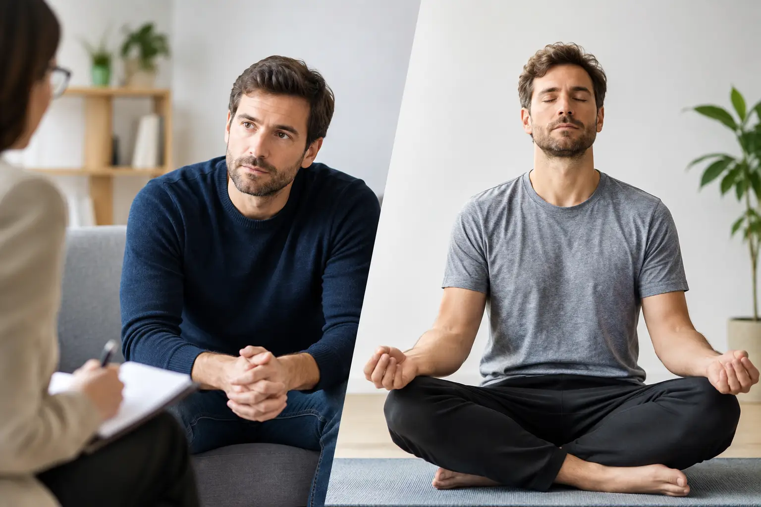 Therapy vs Meditation: What Helps Men Most?