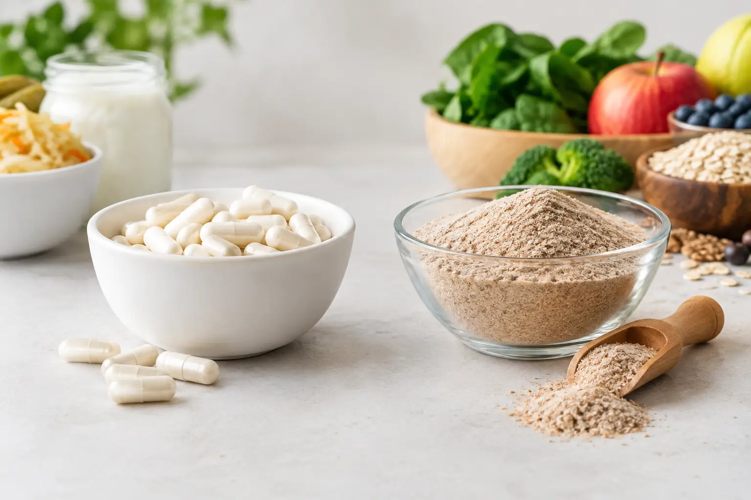 Probiotics Versus Fiber Supplements: Which Helps?